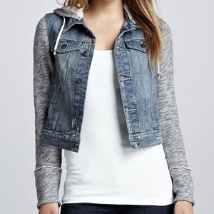 Jean Jacket sweatshirt FREE PEOPLE